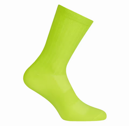 Calcetas para ciclismo amarillo limón