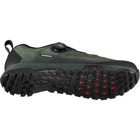 Zapatilla Shimano trekking ET70 flat green