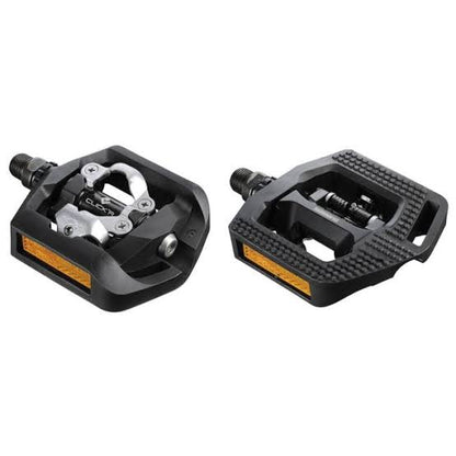 Pedales shimano de grapa doble propósito city T421