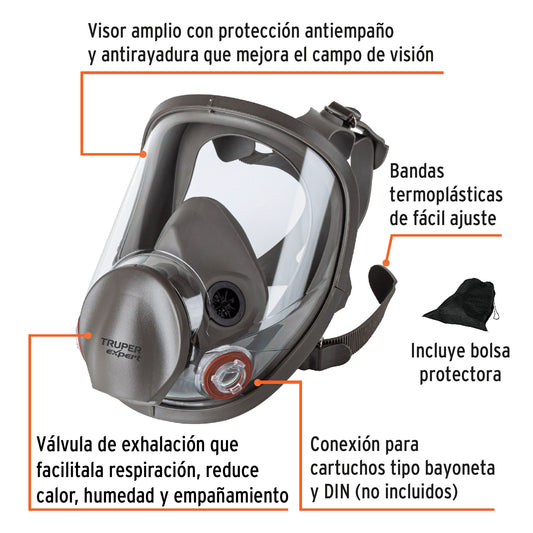 TRUPER Respirador de cara completa