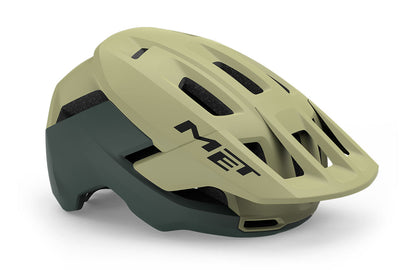 Casco MET TERRAE MIPS verde / aulado