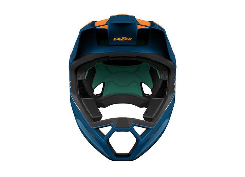 Casco Lazer Cage KC full face naranja / verde