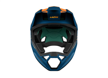 Casco Lazer Cage KC full face naranja / verde