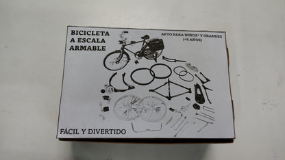 Bici estilo clásica a escala armable toy / juguete para exhibición