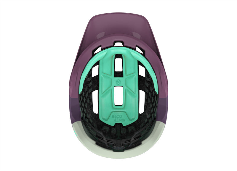 Casco Lazer coyote KC morado