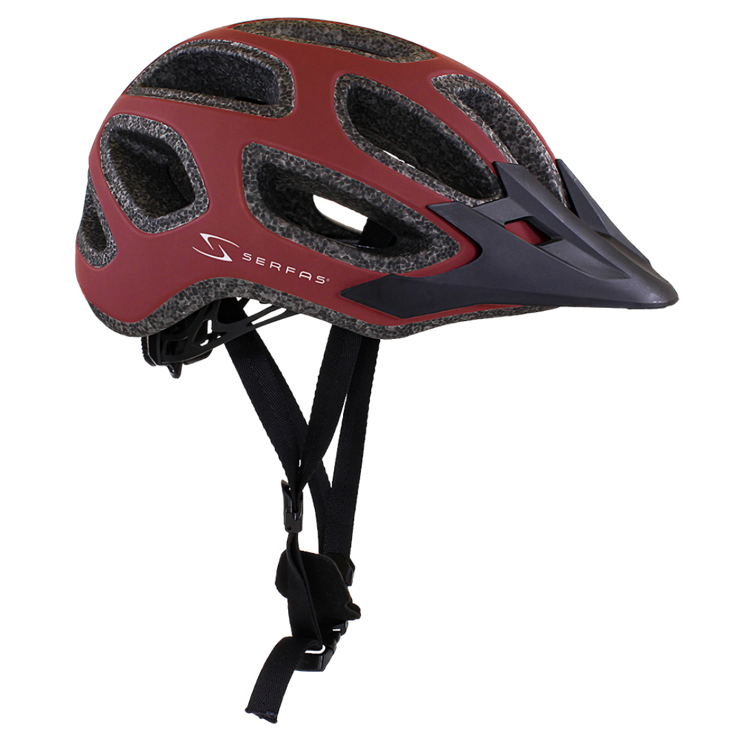 Casco SERFAS incline enduro rojo mate