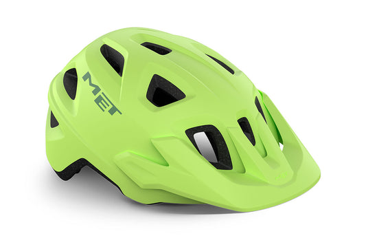 Casco MET Eldar juvenil/infantil verde limón