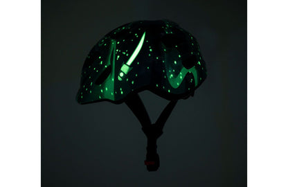 Casco MET hooray espacio brilla en la oscuridad