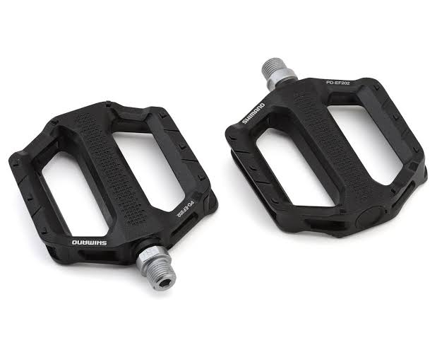 Pedales shimano de plataforma negro EF202