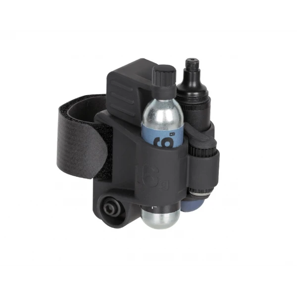 Kit topeak multi herramienta, parches tubeless y boquilla con tanque de CO2