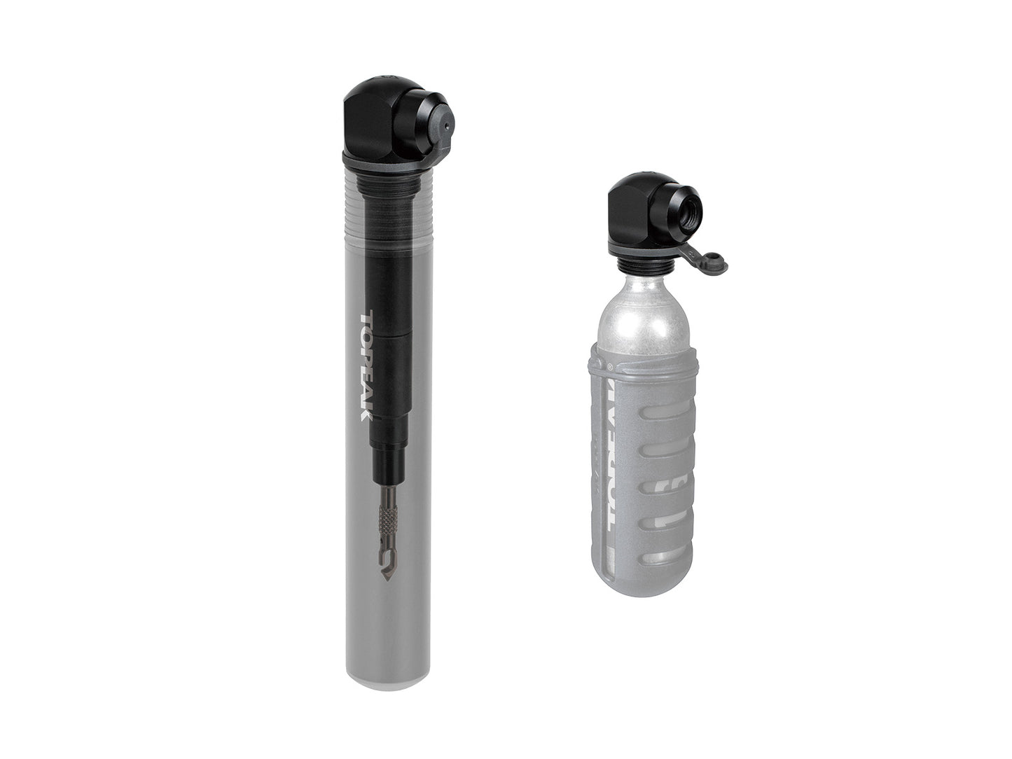 Topeak Bomba portátil co2 y herramienta tubeless two timer xt