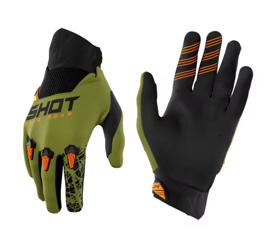 Guantes dedo largo verde