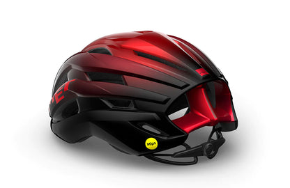 Casco MET trenta MIPS rojo metálico con negro
