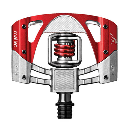 Pedales de grapa Mallet 3 crankbrothers rojo