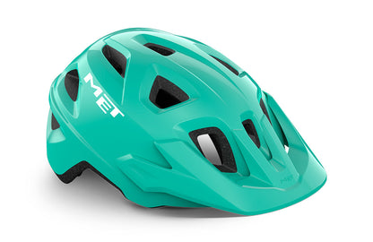 Casco MET Eldar juvenil/infantil azul aqua