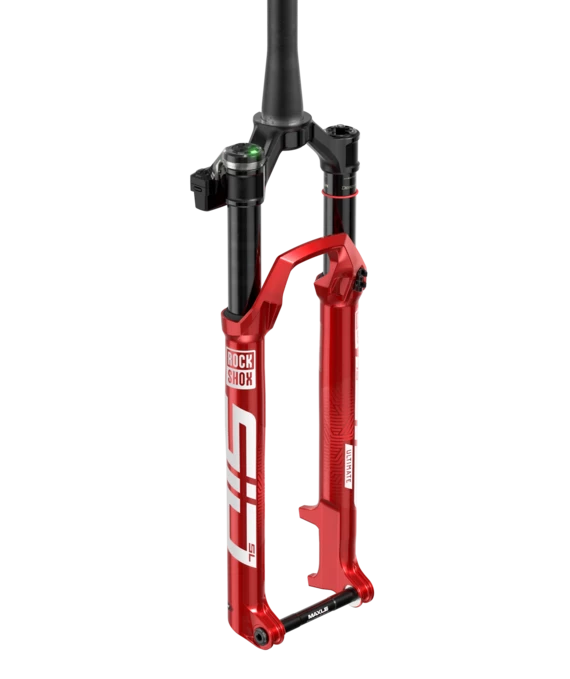 Suspensión rockshox SID SL ultimate Flight Attendant  110mm r-29 de 1-1/8" x15mm  rojo eléctricoE1