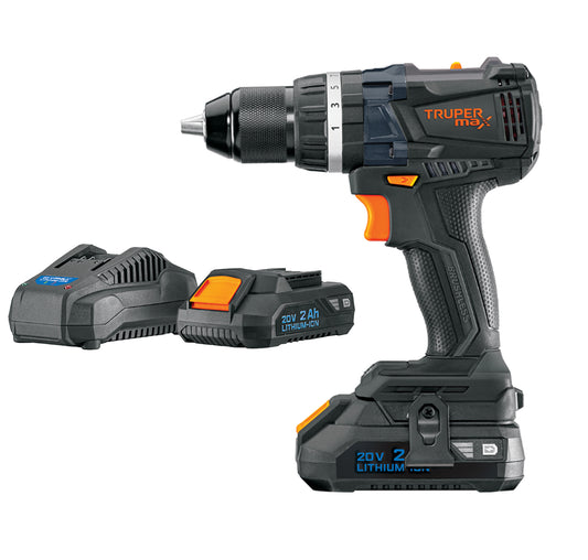 TRUPER Rotomartillo 1/2pulhadas  20V 2 baterías 2Ah MAX