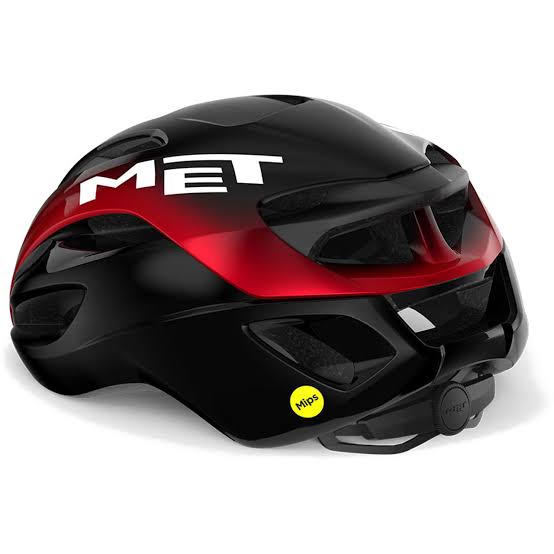Casco MET rivale MIPS negro / rojo