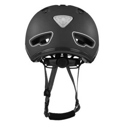 Casco SERFAS Kilowatt e-bike negro con luz trasera