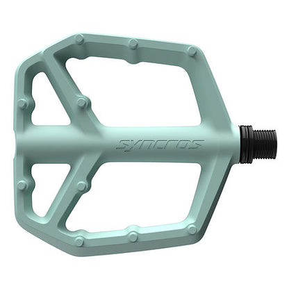 pedales SYNCROS SQUAM III nylon  azul menta