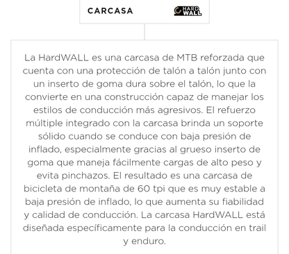 Llanta mtb TR Pirelli scorpion Enduro S hardwall 29x2.40