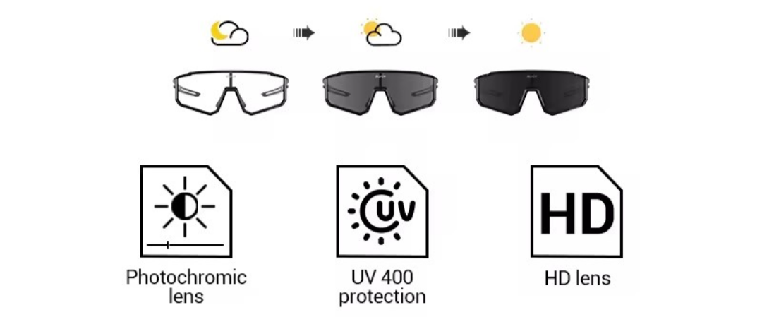 Lentes para deporte con protección uv SCVCN