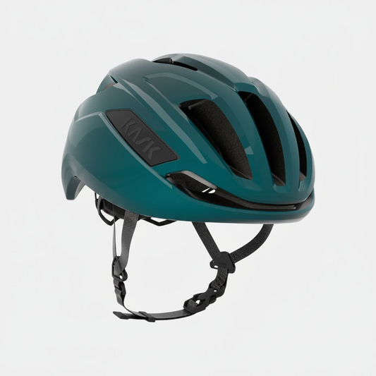 Casco kask sintesi azul aloe green