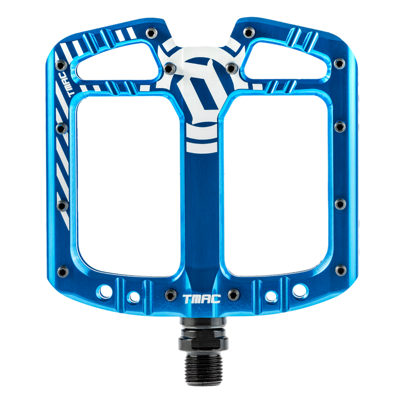 Pedales Deity TMAC aluminio azul