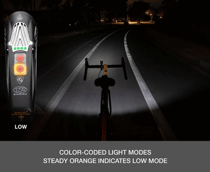 Luz delantera NireRider Lumina Max 1500 (Bluetooth)