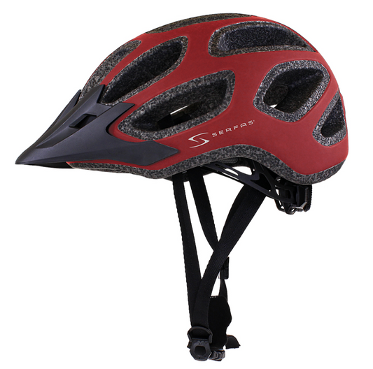 Casco SERFAS incline enduro rojo mate