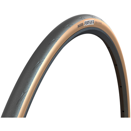 Llanta  ruta maxxis Pursuer 700x25 café de Kevlar