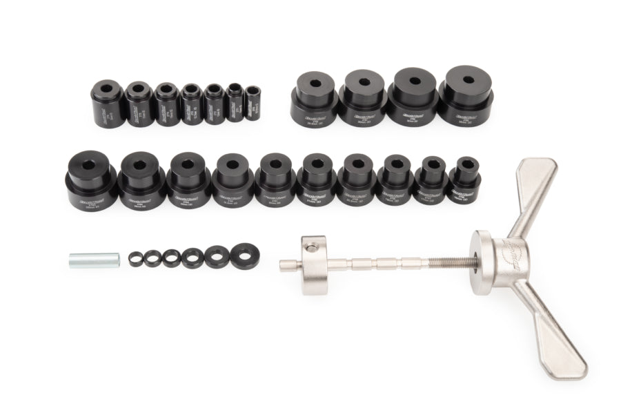PARKTOOL kit de herramientas para rodamientos con prensa 27pz sbk1