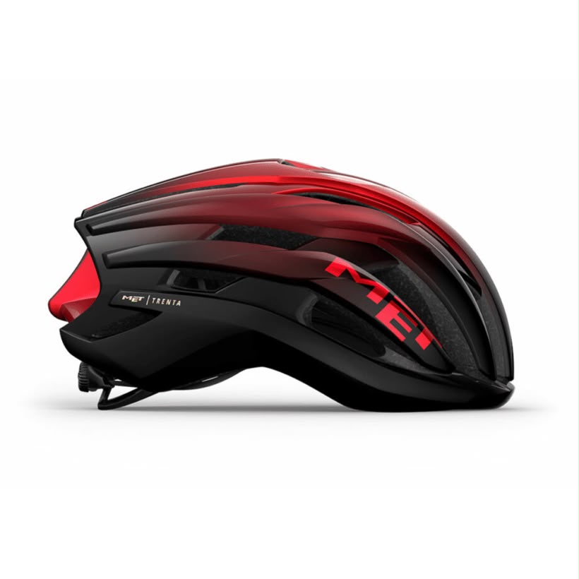 Casco MET trenta MIPS rojo metálico con negro