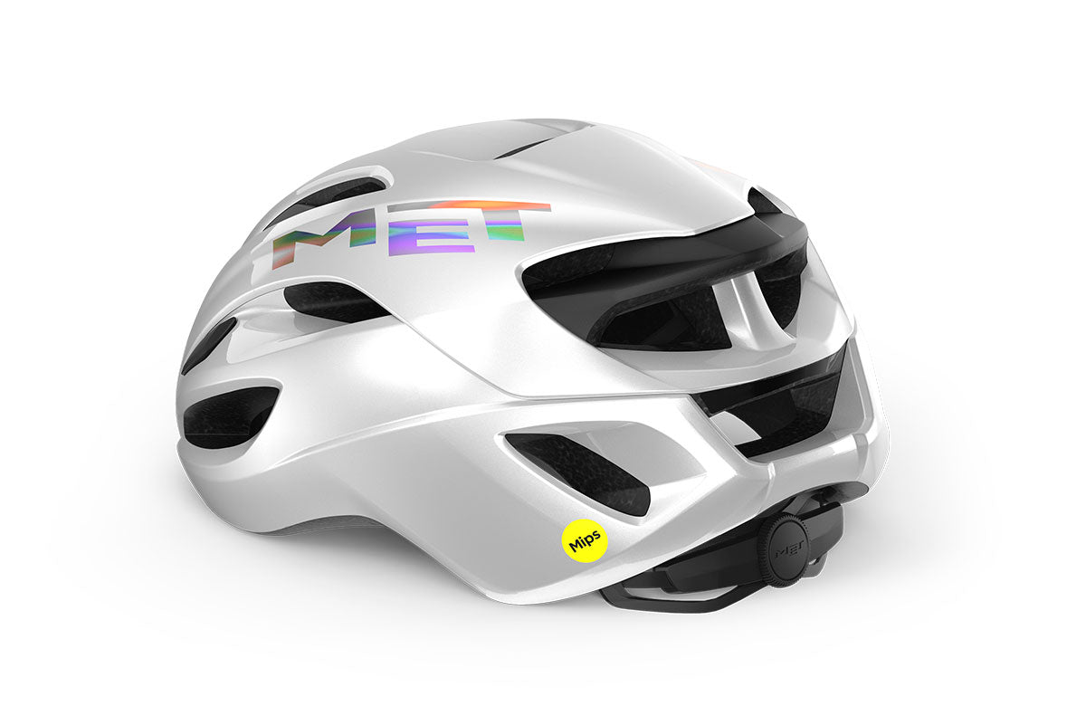 Casco MET rivale MIPS blanco
