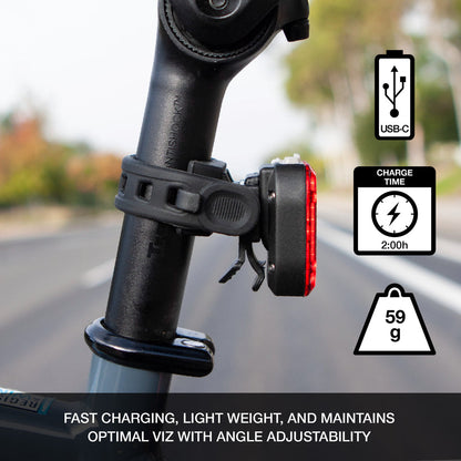 Luz trasera NiteRider Vmax+150 recargable