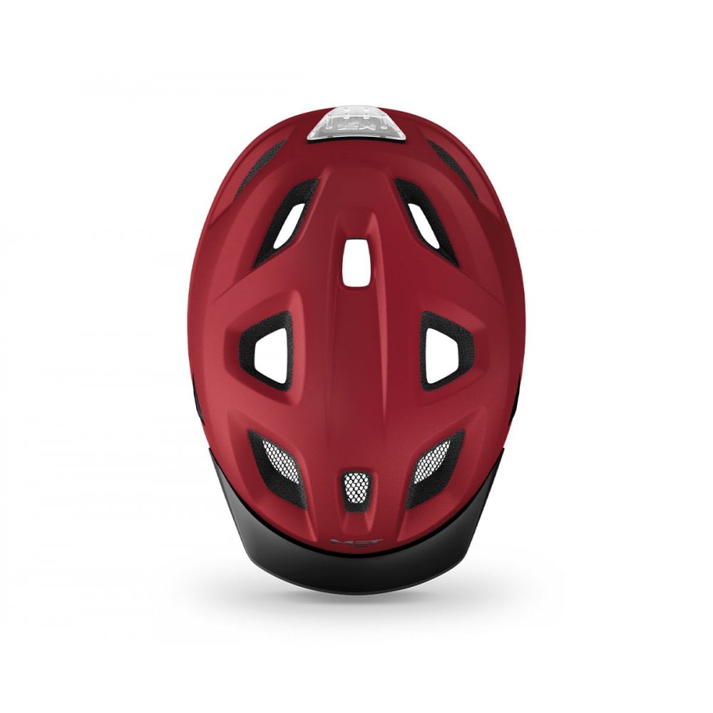 Casco MET MOBILITE con luz