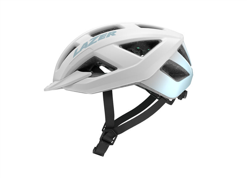 Casco Lazer cerro KC blanco / menta
