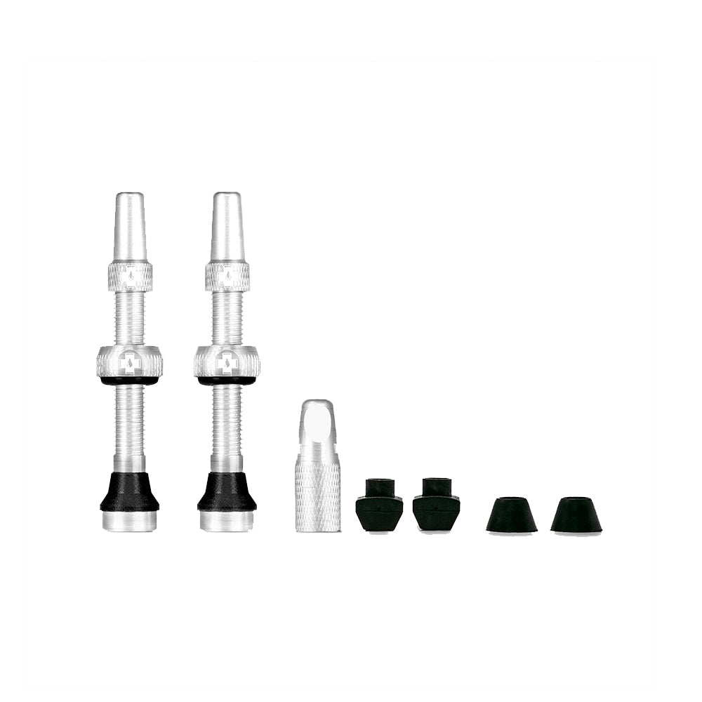 Válvulas tubeless Muc off plata