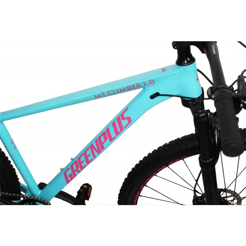 Bicicleta r29 1x12 MTB climber green plus azul
