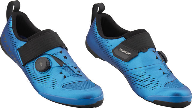 Zapatilla shimano ruta triatlón TR903 azul