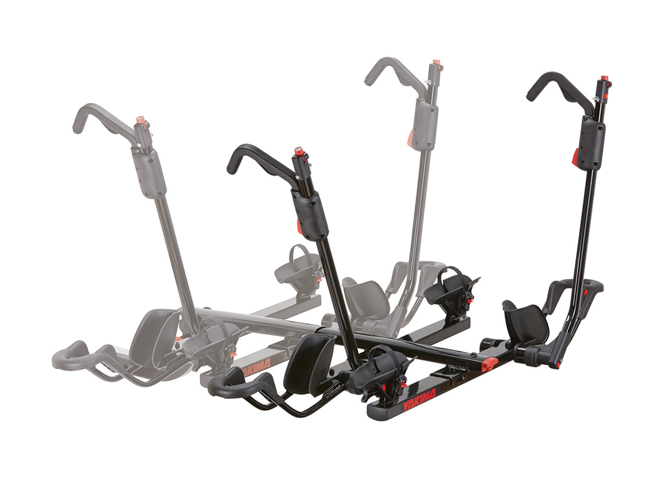 Extensión YAKIMA de porta bici tirón holdup + 2 bicis
