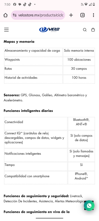 ciclocomputador Garmin Edge 130  plus estándar