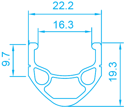 Aro Alex rims r-700 36h dd19