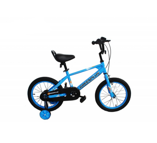 Bici R16 infantil green plus royal azul
