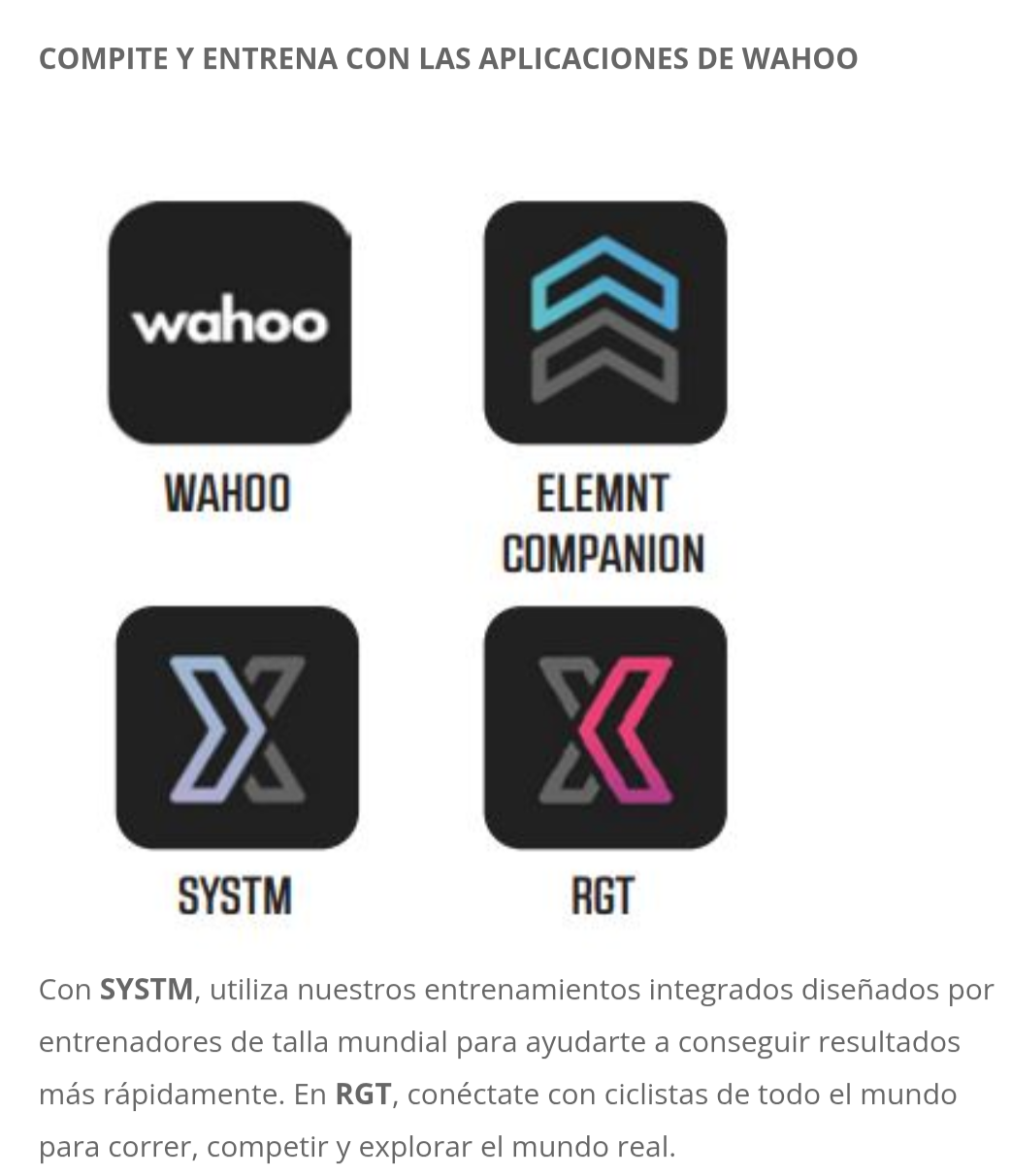 Kick power v6 Wahoo entrenador