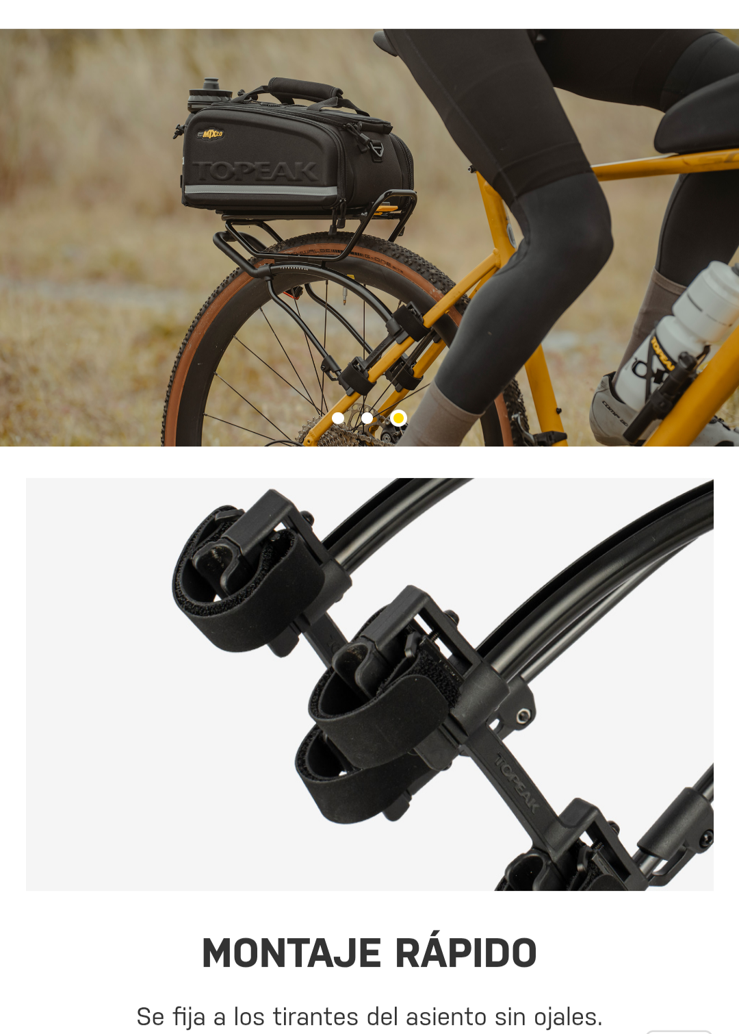 Parrilla topeak  porta bulto trasera tetrarack GR2