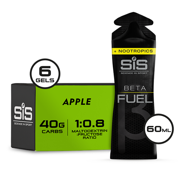 Gel SIS Beta Fuel Nootropics sabor manzana de 60ml