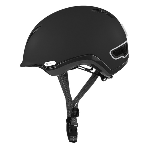 Casco SERFAS Kilowatt e-bike negro con luz trasera