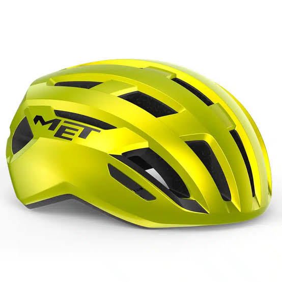 Casco MET VINCI MIPS verde lima metálico