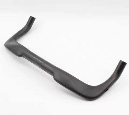 Manubrio bull horn de carbono 31.8 road